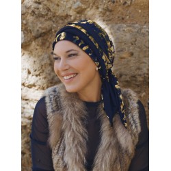 Headscarf Doris - Wild Sunset - chemo headwear / alopecia headscarf