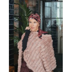 Headscarf Doris - Cherry Blossom - chemo headwear / alopecia headscarf
