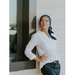 Headscarf Doris - Magic Skyline  - chemo headwear / alopecia headscarf
