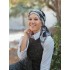 Headscarf Doris Lunar Curves - chemo headwear / alopecia headscarf
