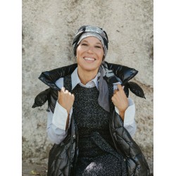 Headscarf Doris Lunar Curves - chemo headwear / alopecia headscarf