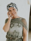 Hat Emma - Botanical dreams - chemo headwear / alopecia hat