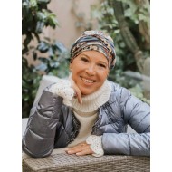 Hat Emma - Romantic Paisley - chemo headwear / alopecia hat