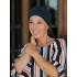 Turban Gala - Navy - chemo hat / alopecia turban