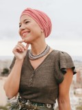 Turban Gala - Pink - chemo hat / alopecia turban