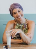 Turban Gala - lilac - chemo hat / alopecia turban