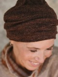 Turban Gala - Brown - chemo hat / alopecia turban