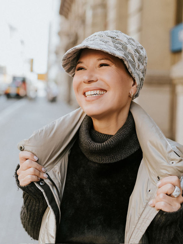 Chemo mutsjes chemo pet - Pet Sonia geometric grey