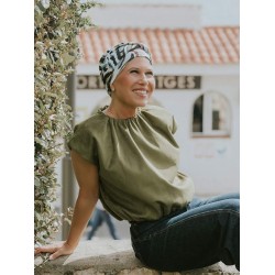 Hat Lucia Art Nouveau - chemo hat / alopecia headwear