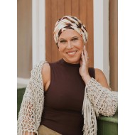 Hippe chemo muts winkel - Mutsje Lucia Artistic Flow - chemo mutsjes zomer