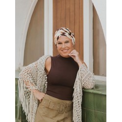 Hippe chemo muts winkel - Mutsje Lucia Artistic Flow - chemo mutsjes zomer