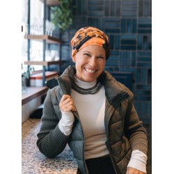 Hat Lucia Colorful Botanic - chemo hat / alopecia headwear