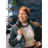 Hat Lucia Colorful Botanic - chemo hat / alopecia headwear