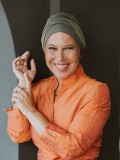 Hat Lucia Duo Olive - chemo hat / alopecia headwear