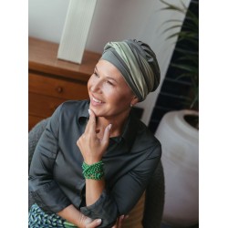 Hippe chemo mutsjes winkel - Mutsje Lucia Duo Olive