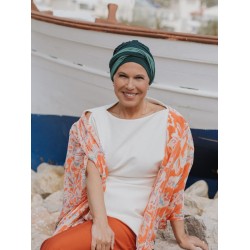 Hippe chemo mutsjes winkel - Mutsje Lucia Duo Forest