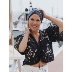 Hippe chemo mutsjes winkel - Mutsje Lucia Duo Lake
