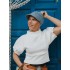 Cap Sonia blue denim - chemo cap / alopecia cap