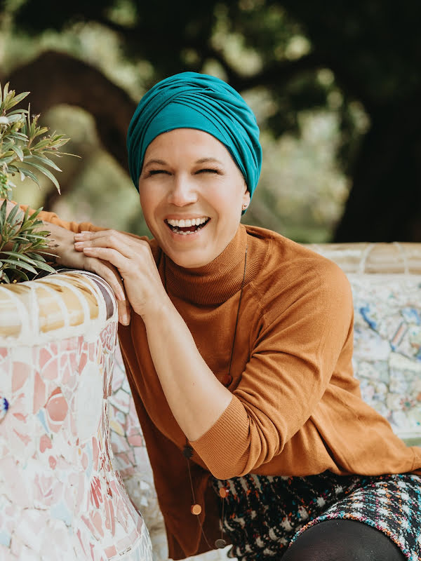 Top Susan Esmerald - cancer hat / alopecia headwear