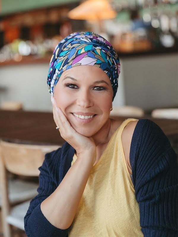 Top Susan Eclectic Garden - cancer hat / alopecia headwear