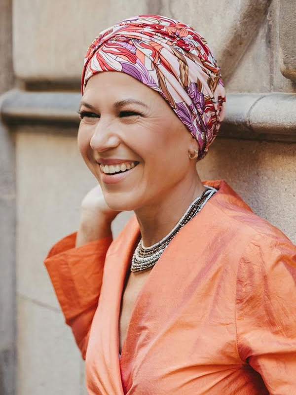 Top Susan Exotic Flowers - cancer hat / alopecia headwear