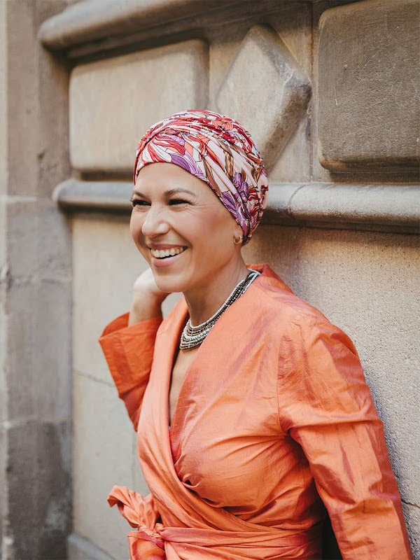 Top Susan Exotic Flowers - cancer hat / alopecia headwear