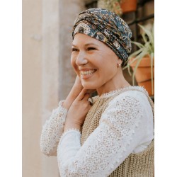Top Susan Cinnamon Paisley - cancer hat / alopecia headwear Top Susan Cinnamon Paisley - cancer hat / alopecia headwear