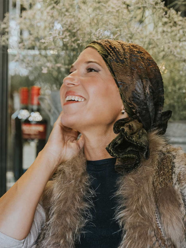 Headscarf Tania Nature Soul - chemo headwear / alopecia headscarf