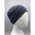 Swim cap Steel Blue - chemo headwear / alopecia headwear