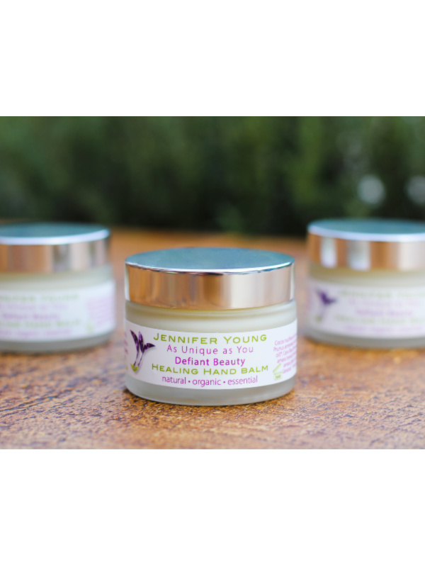Defiant Beauty Healing Hand Balm - buy now at My Headwear, specilised in chemo hats and cosmetics
