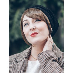 Les Franjynes - fringe - Kate Les Franjynes - fringe - Kate with chemo hat