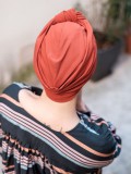 Turban Vintage Rusty - chemo mutsje / alopecia mutsje - EN