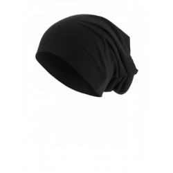 Top beanie  jersey 10285 black - chemo hat / alopecia hat