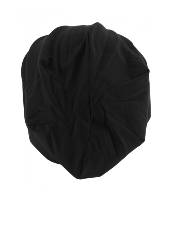 Top beanie  jersey 10285 black - chemo hat / alopecia hat