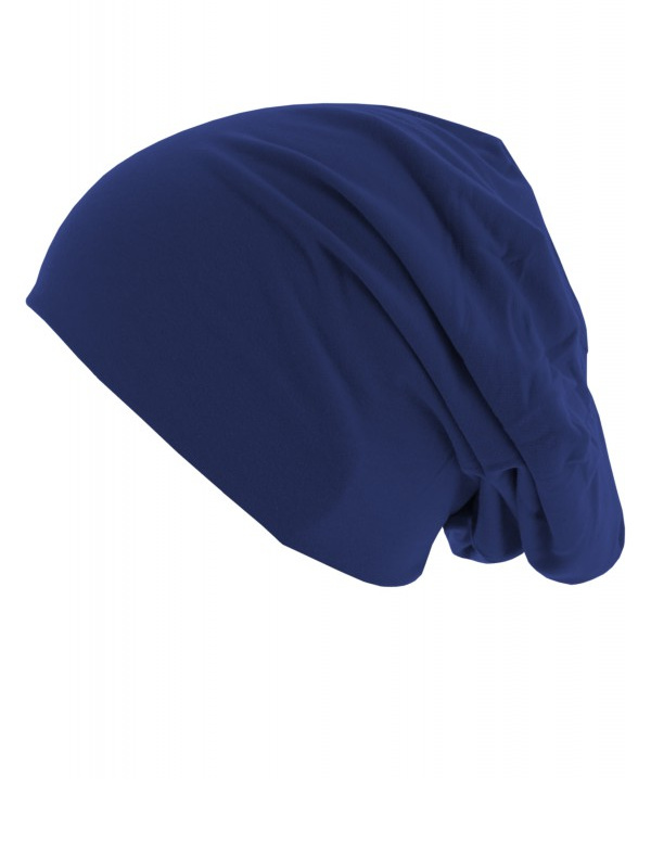 Top beanie  jersey 10285 royal blue - chemo mutsje / alopecia mutsje - EN