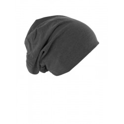 Top beanie  jersey 10285 charcoal - chemo mutsje / alopecia mutsje - EN