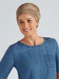 Top Daylily Dark sand bamboo - Chemo hat / alopecia hat Top Daylily Dark sand bamboe - chemo mutsje / alopecia mutsje te koop bij Mooihoofd - EN