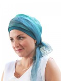 Scarf-band Ocean - chemo scarf / alopecia scarf