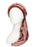 Scarf-band Sofia Red - chemo scarf / alopecia scarf