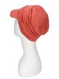 Cap Diane Rusty White Stripes - chemo hat / alopecia headwear