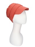 Cap Diane Rusty White Stripes - chemo hat / alopecia headwear