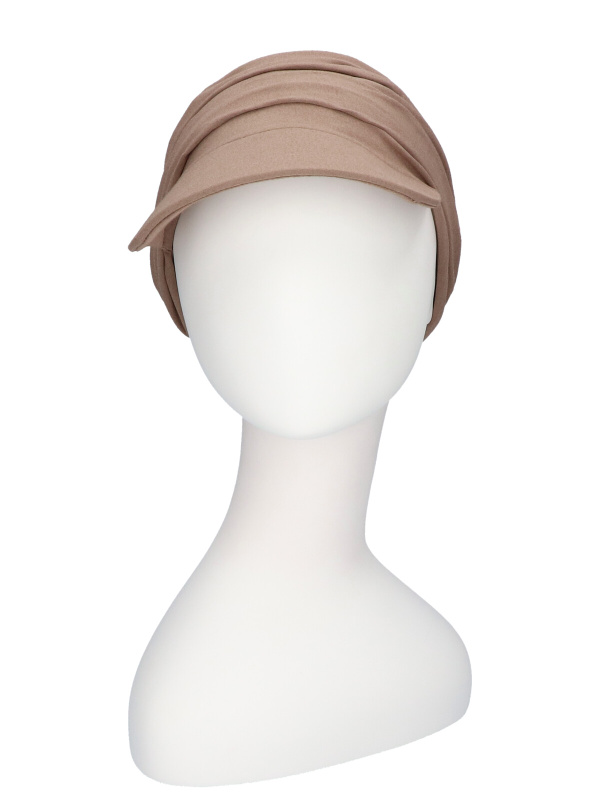 Cap Diane Taupe - chemo hat / alopecia headwear