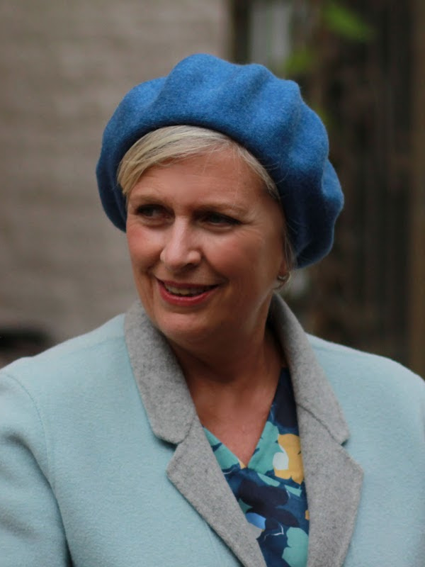 Beret Eva - Blue - chemo hat / alopecia beret