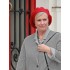 hippe chemo mutsjes Baret Eva - rood - chemo muts winter