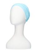 Comfortable hat Iris Fantasy Blue- chemo hat / alopecia hat