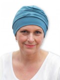 Comfortabel mutsje Iris Sea - chemotherapie mutsje / alopecia mutsje - EN