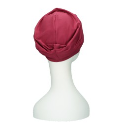  chemo mutsje zomer Comfortabel mutsje Iris Bordeaux - alopecia mutsje