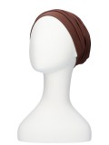 Comfortable hat Iris Brown - chemo headcover / alopecia hat