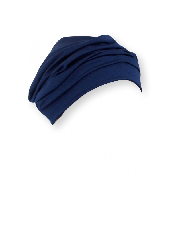 Comfortable Hat Iris Navy - chemo cap / Alopecia hat Comfortabel mutsje Iris Navy - chemo mutsje / alopecia mutsje - EN