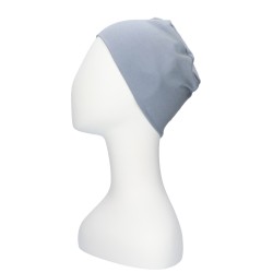 Sleep Cap Elisa Grey-Blue - chemo hat / alopecia hat